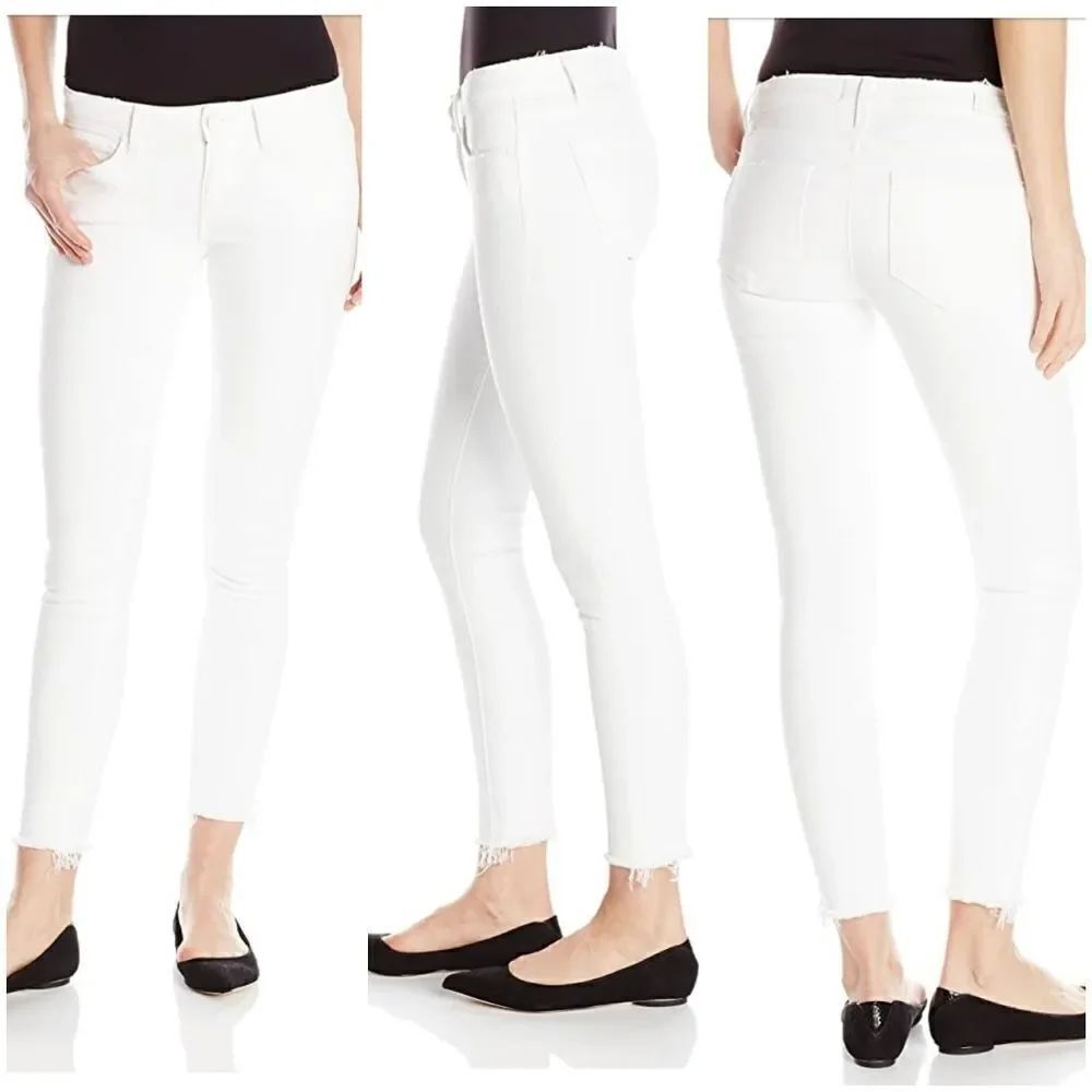 Paige Verdugo Crop Distressed Jeans Sz28